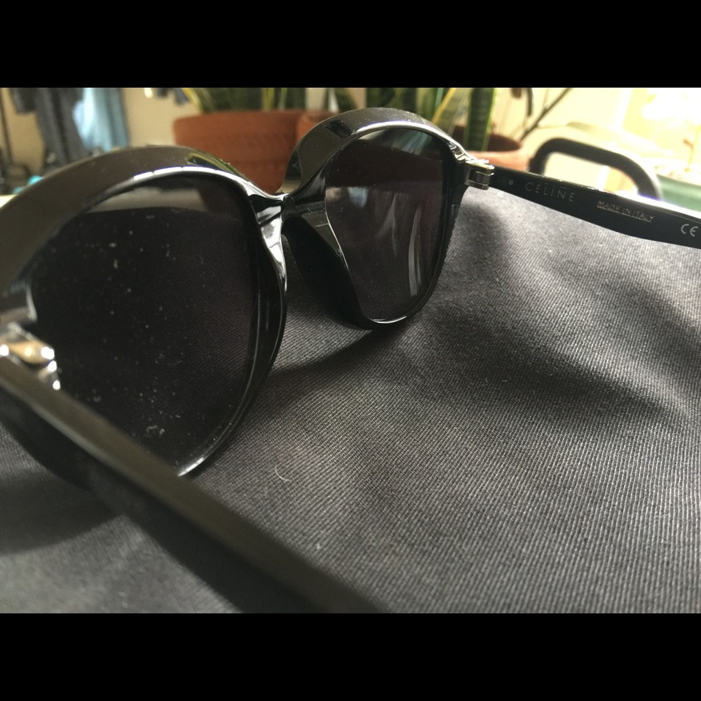 Celine black sunglasses. - Picture 2 of 3